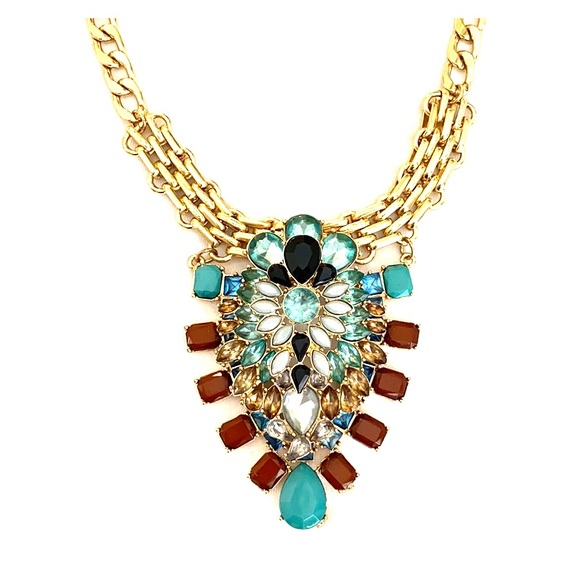 Jewel Statement Necklace - Picture 1 of 3